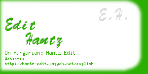 edit hantz business card